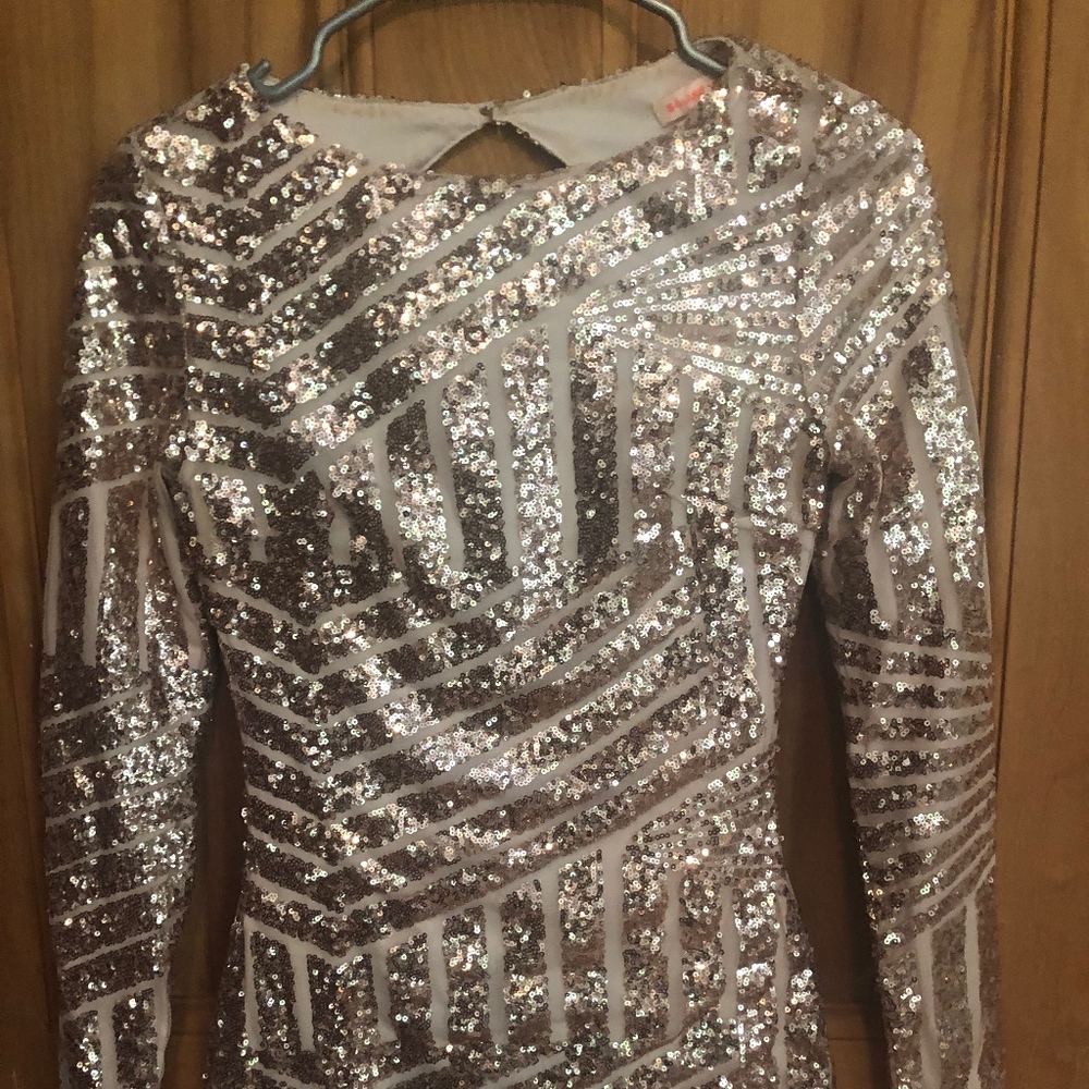 Cocktail dress gold